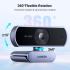 UGREEN USB Webcam, Full HD 1080P/30fps